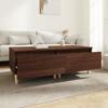 819515 vidaXL Tables d'appoint 2 pcs Chêne marron 50x46x35 cm Bois ingénierie