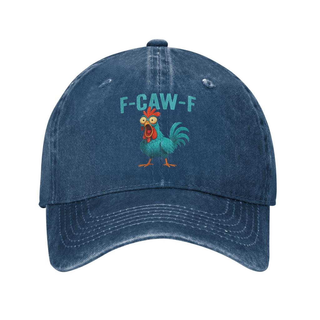 Baseball Cap FCAWF Funny Rooster Chicken Summer Casual Trucker Hat  Female Male Design Tennis Skate Hot Sale Snapback Cap