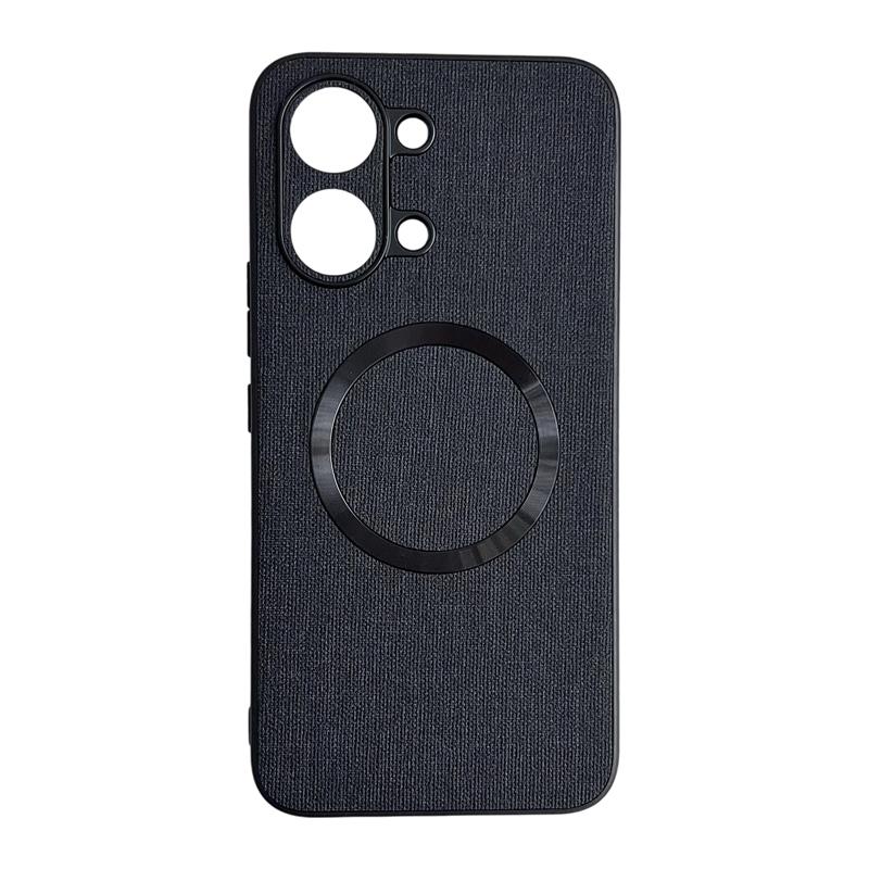 For POCO X8 Pro X8 Pro Max Case Magnetic TPU +PC Anti-slip Ultra Thin Woven Textile Cloth Pattern Cover For Poco X 8 Pro