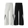 Vintage American Striped Sweatpants Loose Wide Leg Pants Men Women