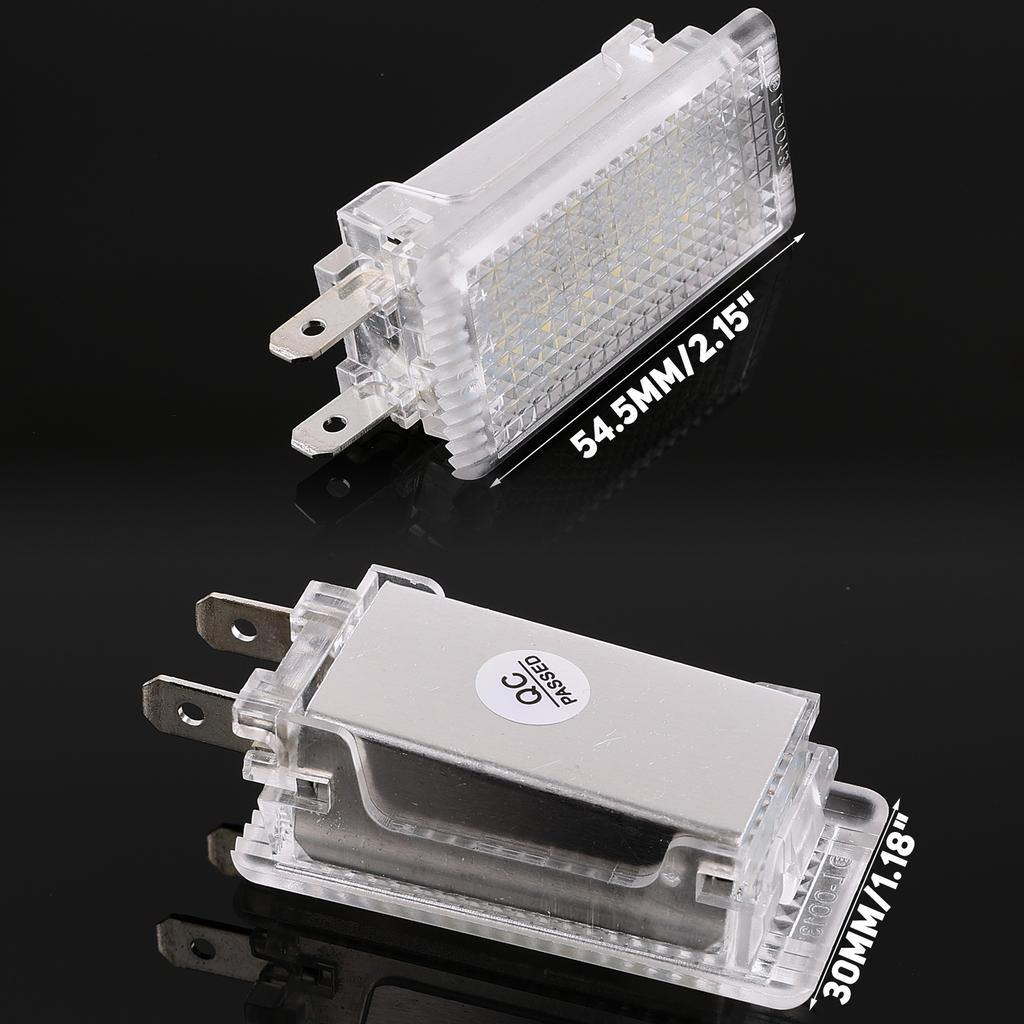 2x LED Trunk Glove Box Boot Luggage Compartment Interior Replace Lamp for Opel Vauxhall13221556 90306633 1747044 1747040 8972943