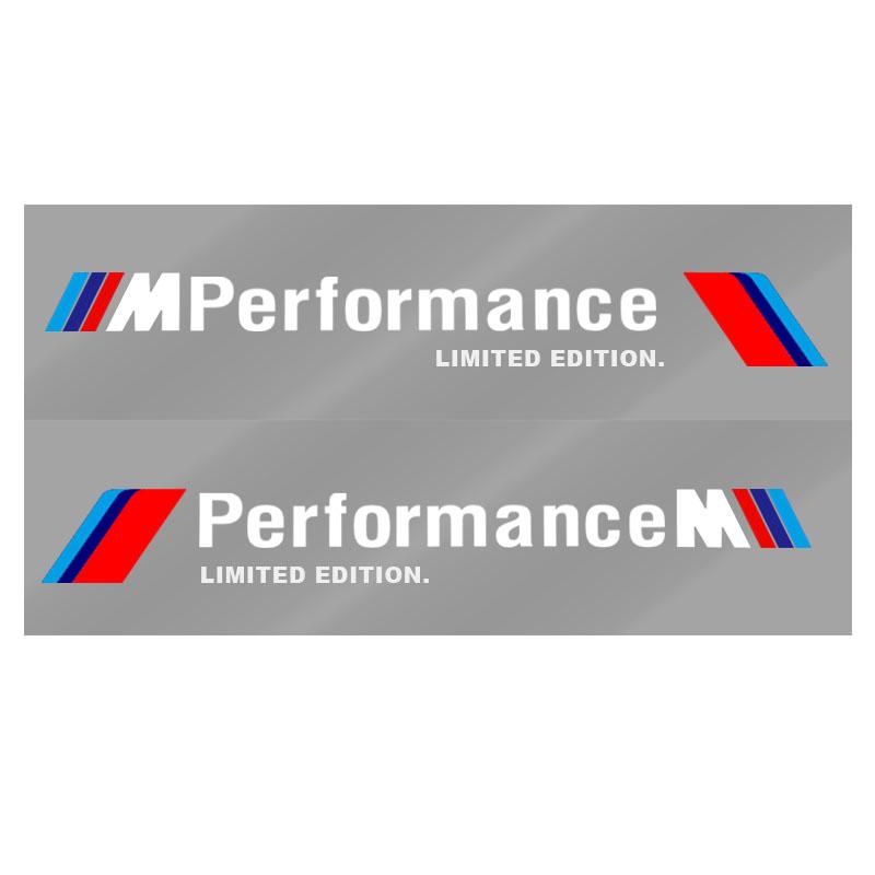 2ks Auto 3D Samolepky Auto Boční Karoserie Sportovní Samolepky Obtisky Auto Příslušenství Pro BMW M E34 E36 E60 E90 E46 E39 E70 F10 F20 F30 X5 X6 X1 M3 M5 M6 E71 F01