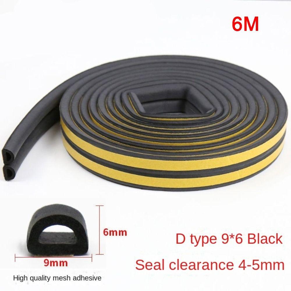 D/E/I/P Type Door Seal Strip Foam Seal Stopper New Weatherstrip  Window