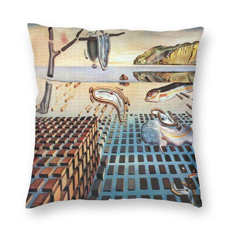 Surrealism Paintings By Salvador Dali Cushion Cover Home Decor Square Famous Art Throw Pillow Cover 45X45Cm Pillowcase For Sofa