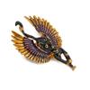 Animal Ancient Egypt Dripping Oil T Statue Sphinx Gift Brooch