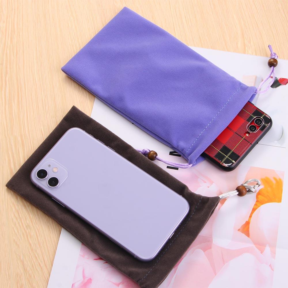 Cotton 6.3 inch for Mobile Phone Neck Strap for Power Bank Sleeve Bag Funda Case Container Pouch