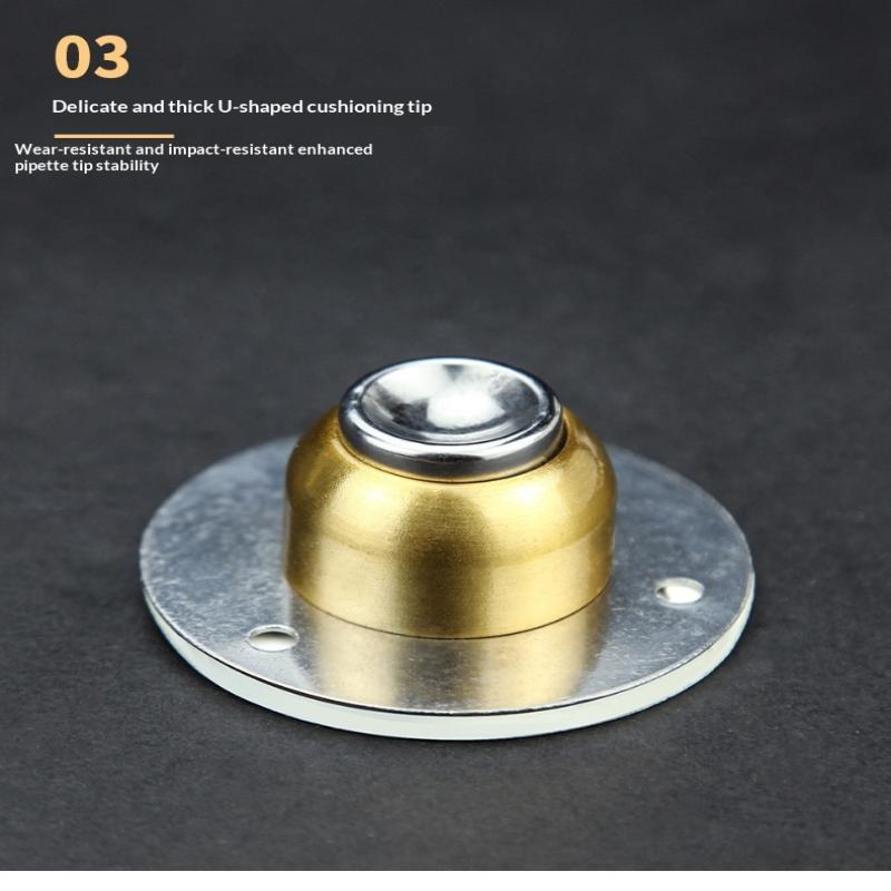 Stainless Steel Magnetic Door Stopper Drill & No Drill Installation Residue-free Adhesive Door Holder for Rental House