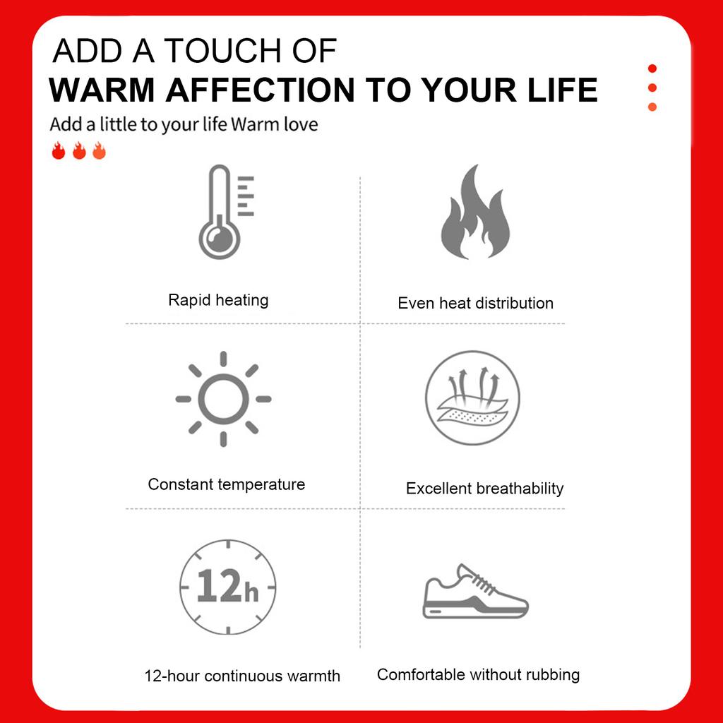 10 Pairs Heated Insoles Warmers Continuous Heat Toe Warmers Odorless Air Activated Warmers for Hunting and Outdoor Sports