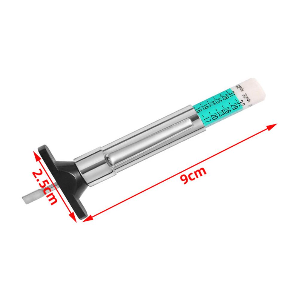 25mm Car Tyre Depth Measuring Pen Automotive Color Coded Digital Monitoring Tool