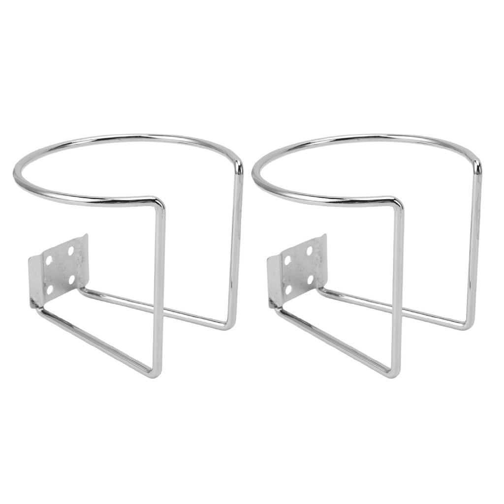 2Pcs Boat Cup Holder Multifunctional   Stainless Steel Drink Holder for Boat Yacht Truck Car Apartment RV