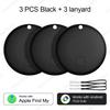 1-4Pack Smart Tag Mini GPS Locator Works with Google IOS Find My Bluetooth Anti‑Lost Wallet Finder for Keys Tracking Device
