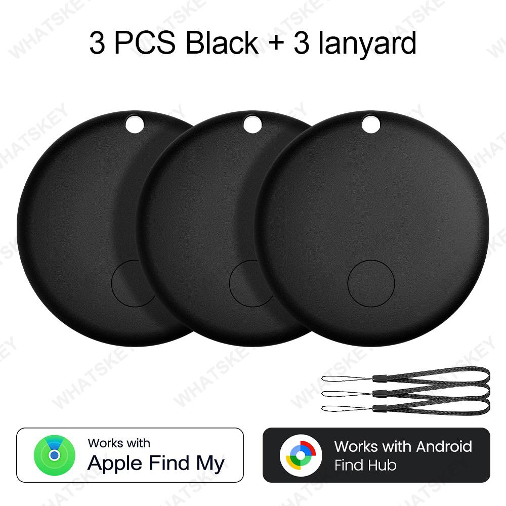 1-4Pack Smart Tag Mini GPS Locator Works with Google IOS Find My Bluetooth Anti‑Lost Wallet Finder for Keys Tracking Device