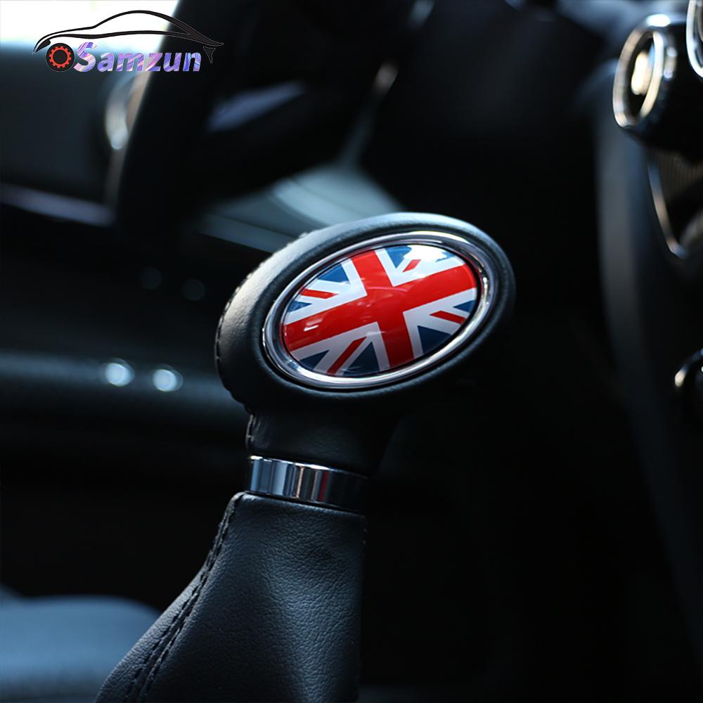Car Gear Shift Knob Panel Decal Cover Sticker Decoration For Mini Cooper F54 F55 F56 F57 F60 Clubman Styling Shifter