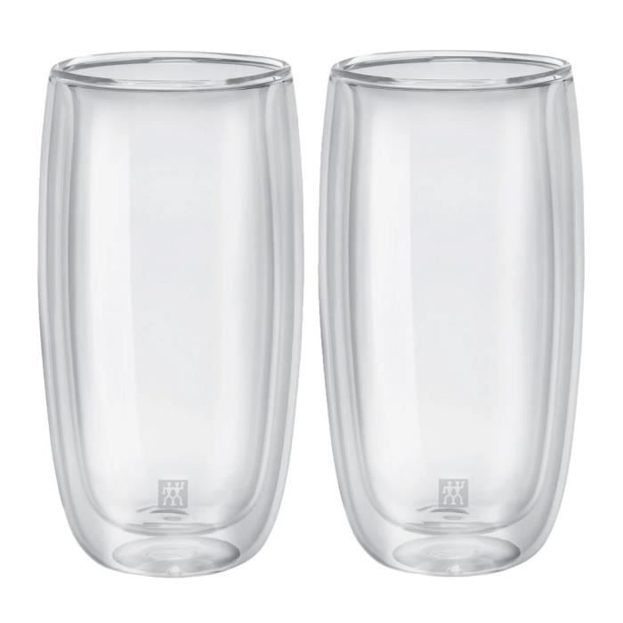 Verres à Soda - ZWILLING - Sorrento - 2 Pièces - 475 ml - Verre Borosilicate