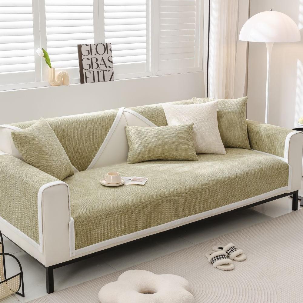 Living Room Non-slip Chenille Couch Cover Summer Universal Chenille Sofa Cushion Cover Slipcover Funda Sofa