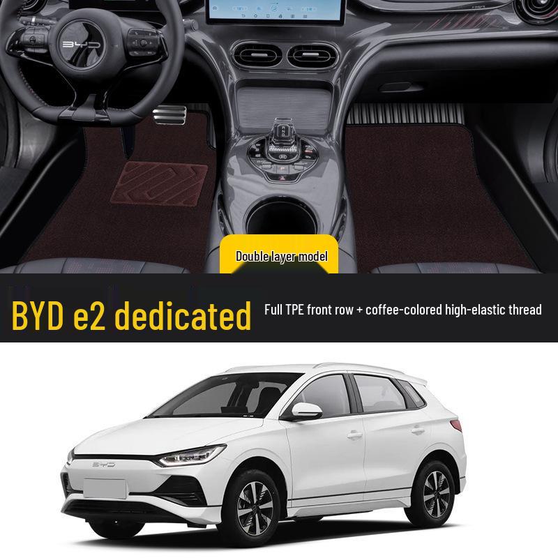 BYD e2 Luxury TPE Floor Mat - Full Coverage for Single Driver's Seat (24 Model)