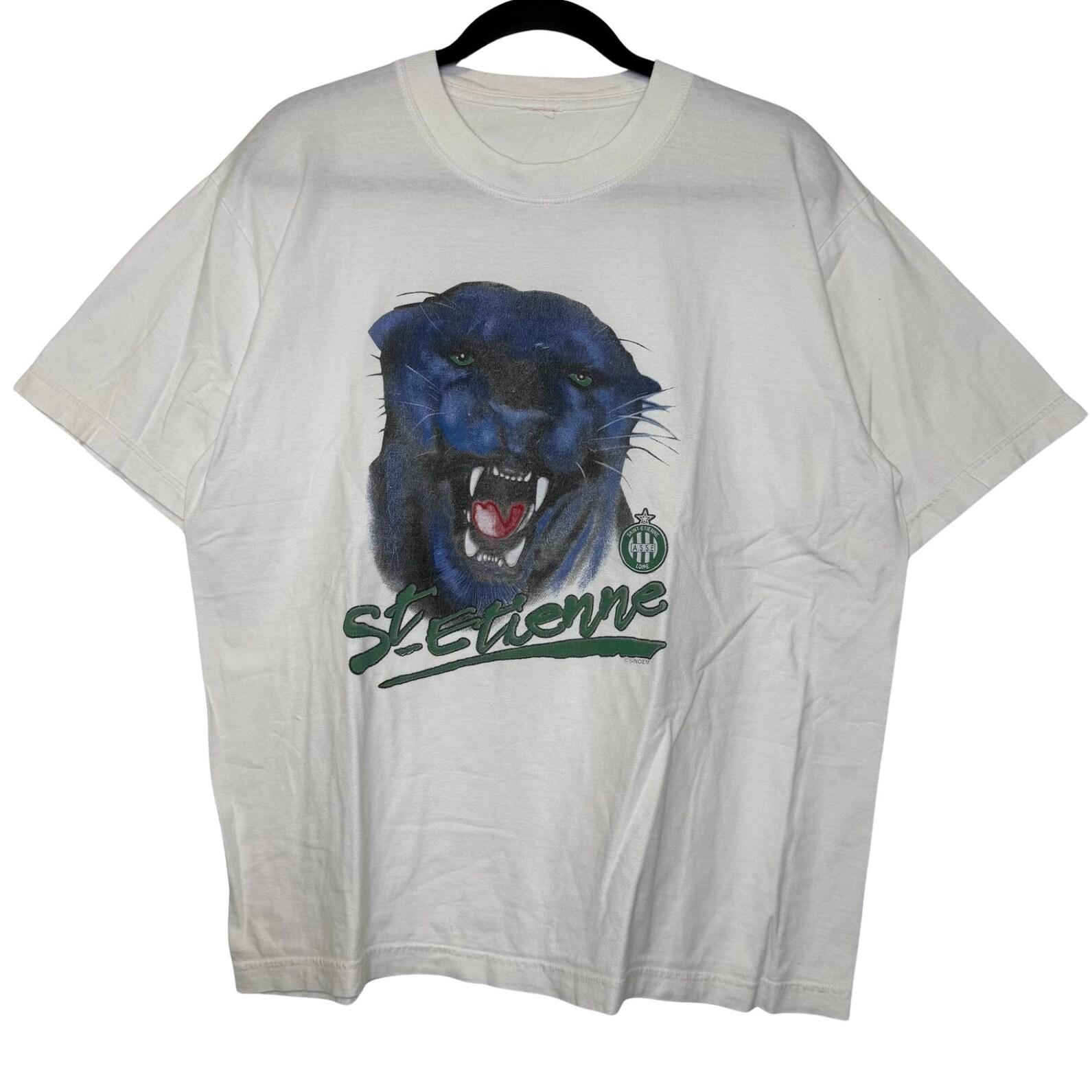 90 s St. Etienne Panther T shirt (B2950) M