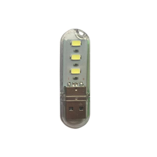 USB LED Book Lights 3LEDs  SMD LED Bulb 5V Power Input White 5000-6500K Warm White 3000-3500K USB Night light indoor lighting