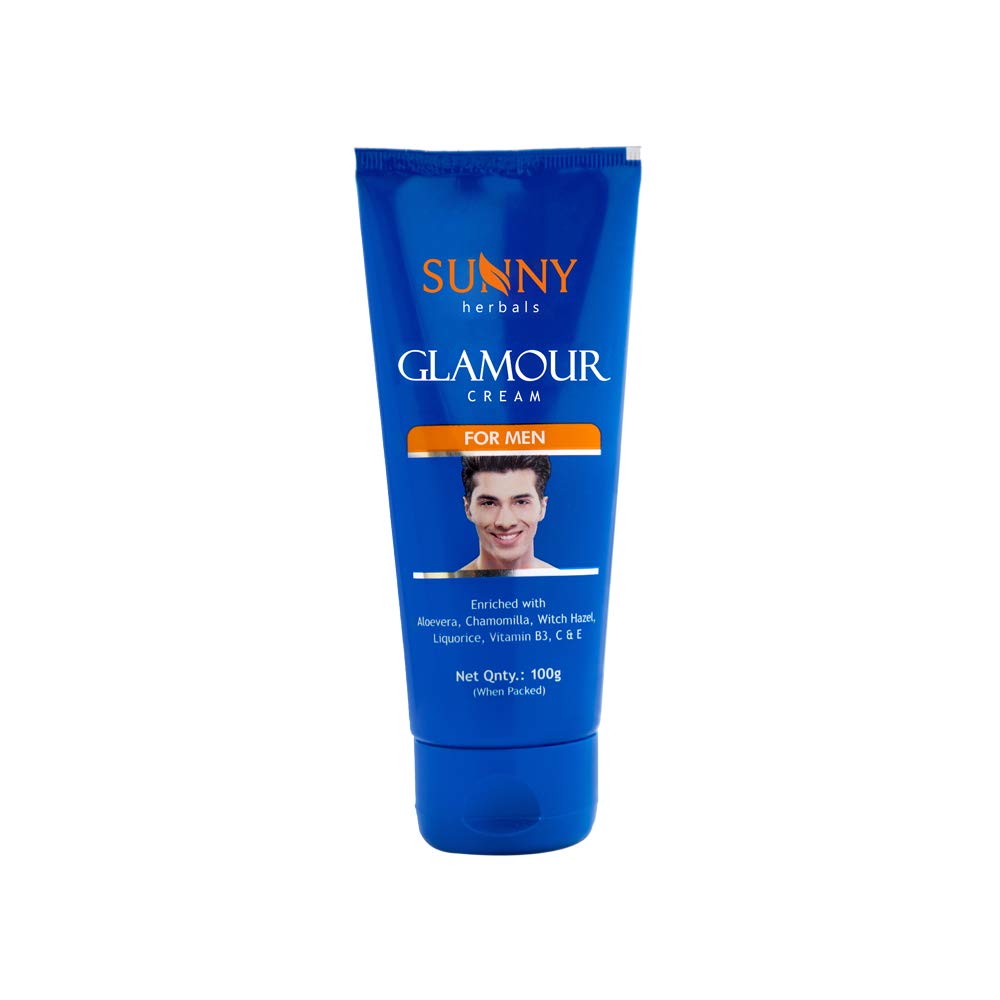 

Sunny Herbals Glamour Cream 100 g Pack of 1 | Moisturizing Face Cream for Dark Spots & Sun Protection