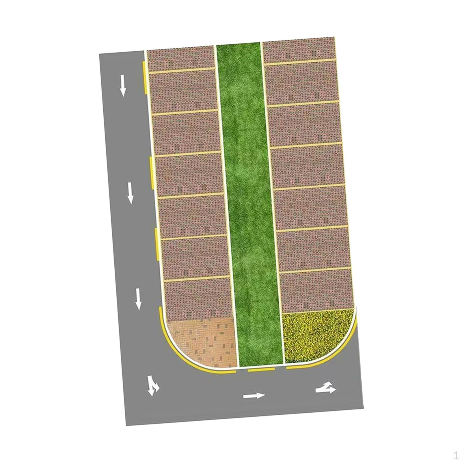 1/64 Наклейка для парковки 1:64 Модель автомобиля Дисплей Износостойкий Архитектурные проекты Аксессуары 25x40cm
