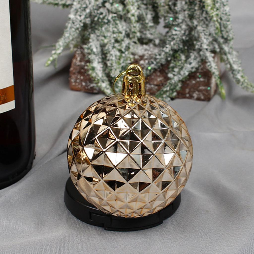 Christmas Ball Ornaments 36 Pcs Christmas Tree Decorations Set 2.4in Shatterproof Plain Color Plastic Balls for Holiday
