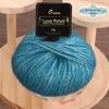 Gold Lurex Mohair Silk Yarn 25g for Knitting Scarves, Gloves, Hats, and Shawls