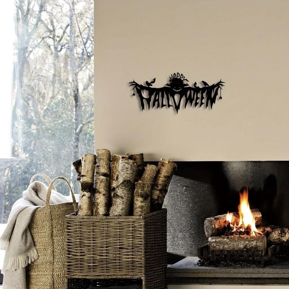 1 шт. Декор на тему Хэллоуина - жуткое настенное искусство для гостиной в помещении — фото 7