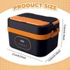 Electric Lunch Box Compact Stainless Steel Container Fast Heating for Adults