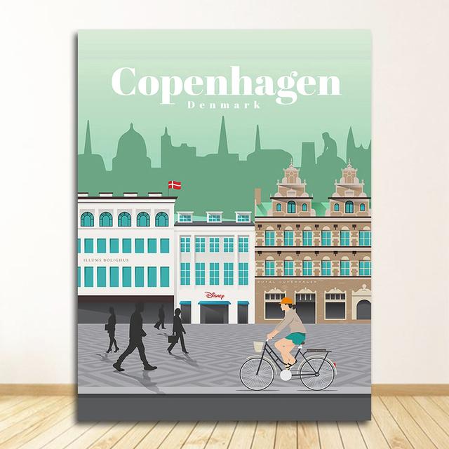 I drukuje zdjęcia ścienny do salonu wystrój domu londyn nowy jork paryż hiszpania mapa miasta obraz ścienny na płótnie skandynawskie plakaty