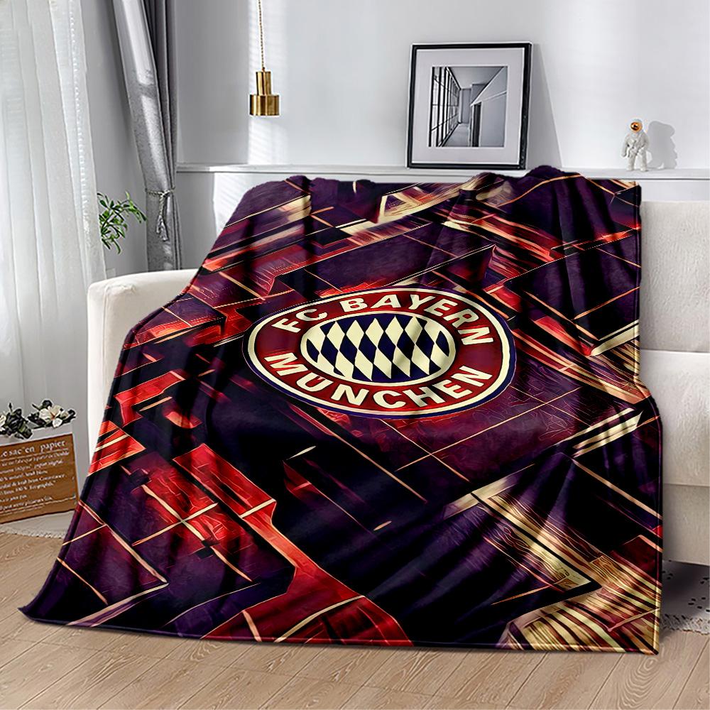 Bayern Munich Blanket Comfortable Perfect for Bed Livingroom Picnics for All Seasons Modern Birthday Christmas Gift Blanket
