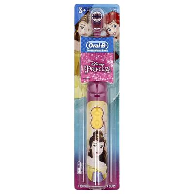Children's, Battery-Powered Toothbrush, Soft, Ages 3+, Disney Princess, 1 Toothbrush