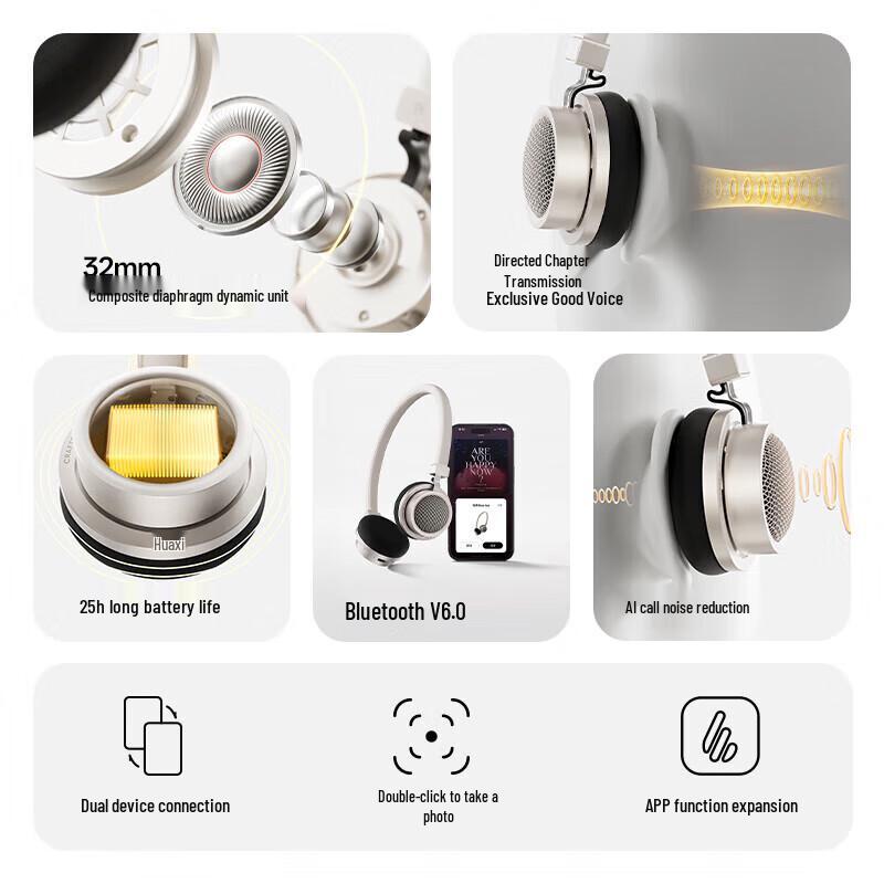 Edifier Doo Ace Retro On-Ear Headphones