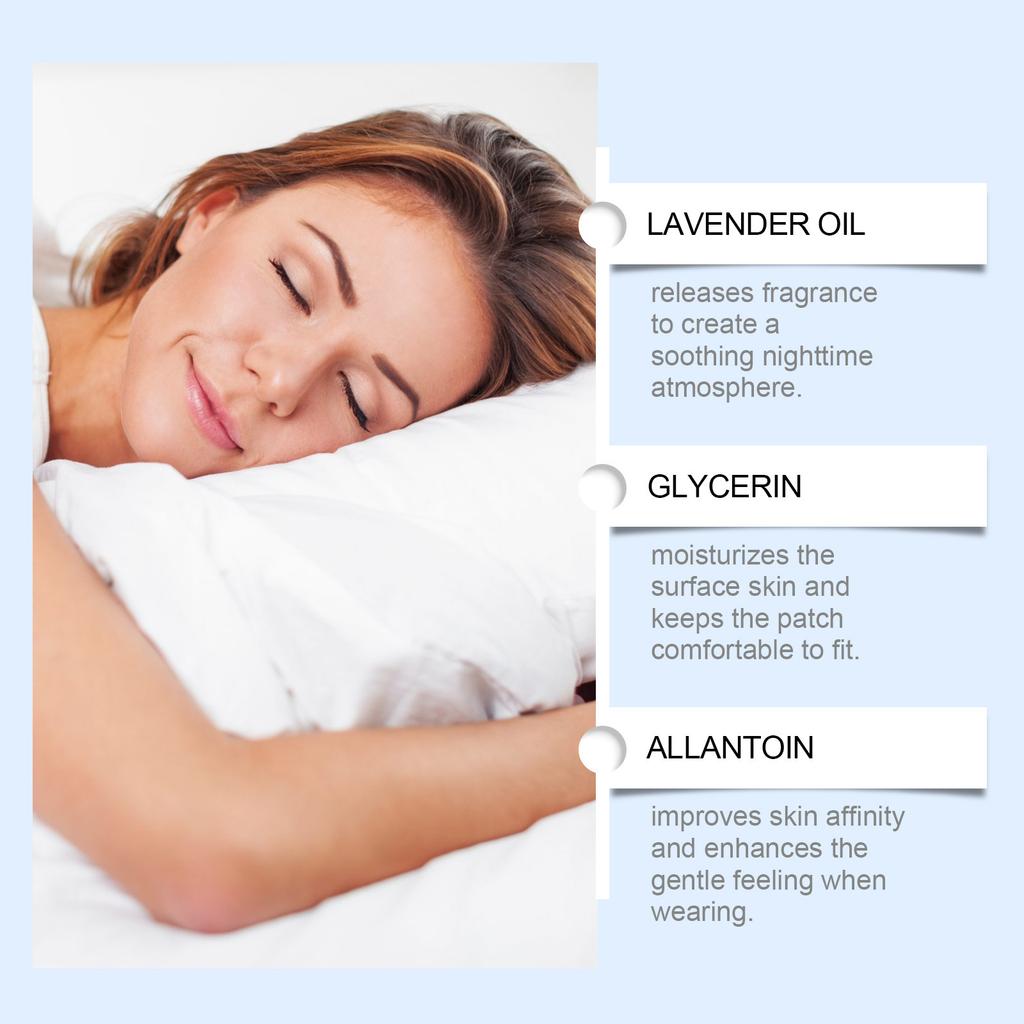 SOUTH MOON Sleep Care Patch - Nighttime Calm Sleep Aid Patch Natural Herbal Breathable 30 Pack