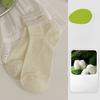 Socks Women's Spring and Summer Mulberry Silk Thin Section Simple Solid Color Boneless Breathable Cool Feeling Ladies Socks