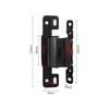125 Degree Hidden Door Hinge High Strength Rust Resistant Multifunction Door Hardware for Bedroom Home Use Kitchen Living Room