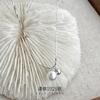 S925 Silver Niche Silver Ball Pearl Necklace Women's 2025 Cold Wind Commuter Necklace Jewelry