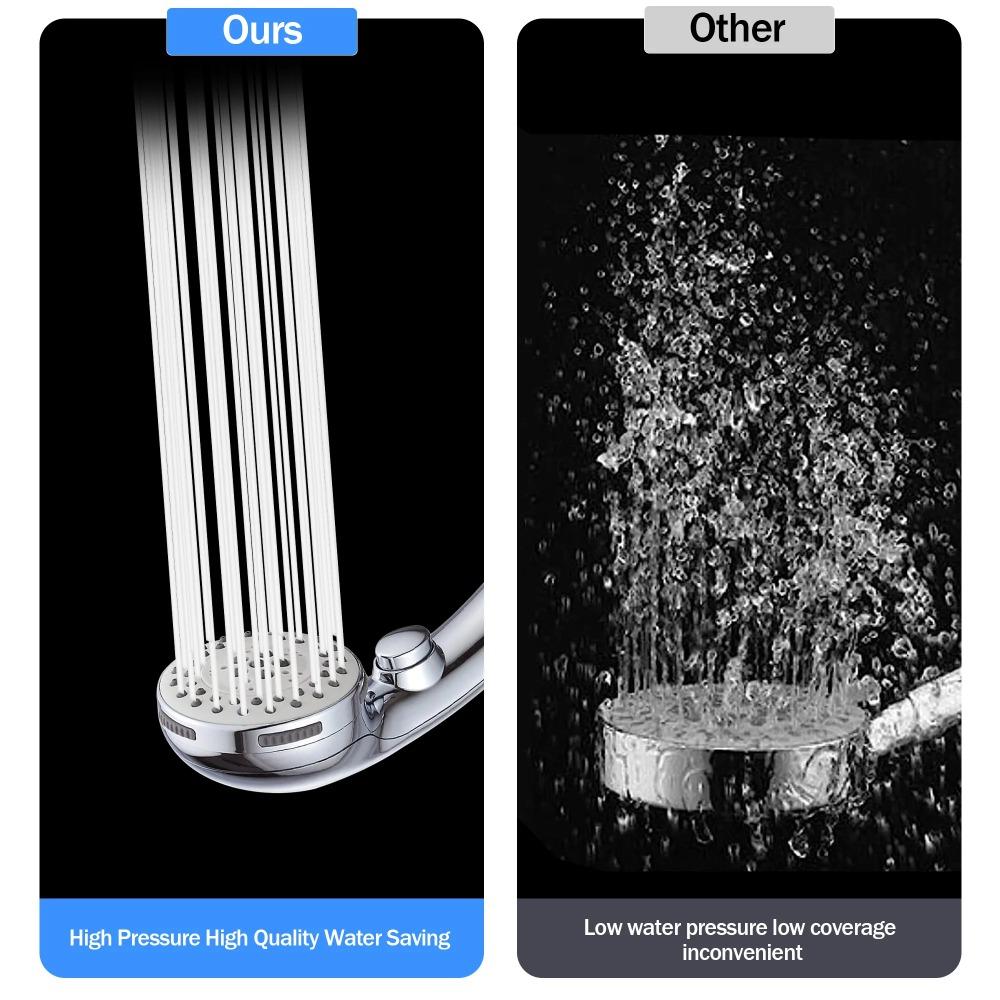 Shower Head with Handheld High Pressure Shower Heads Attached with Extra Long Hose