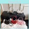 Mini Pu Butterfly Knot Handbag With Pearl Pendant For Casual Urban Women