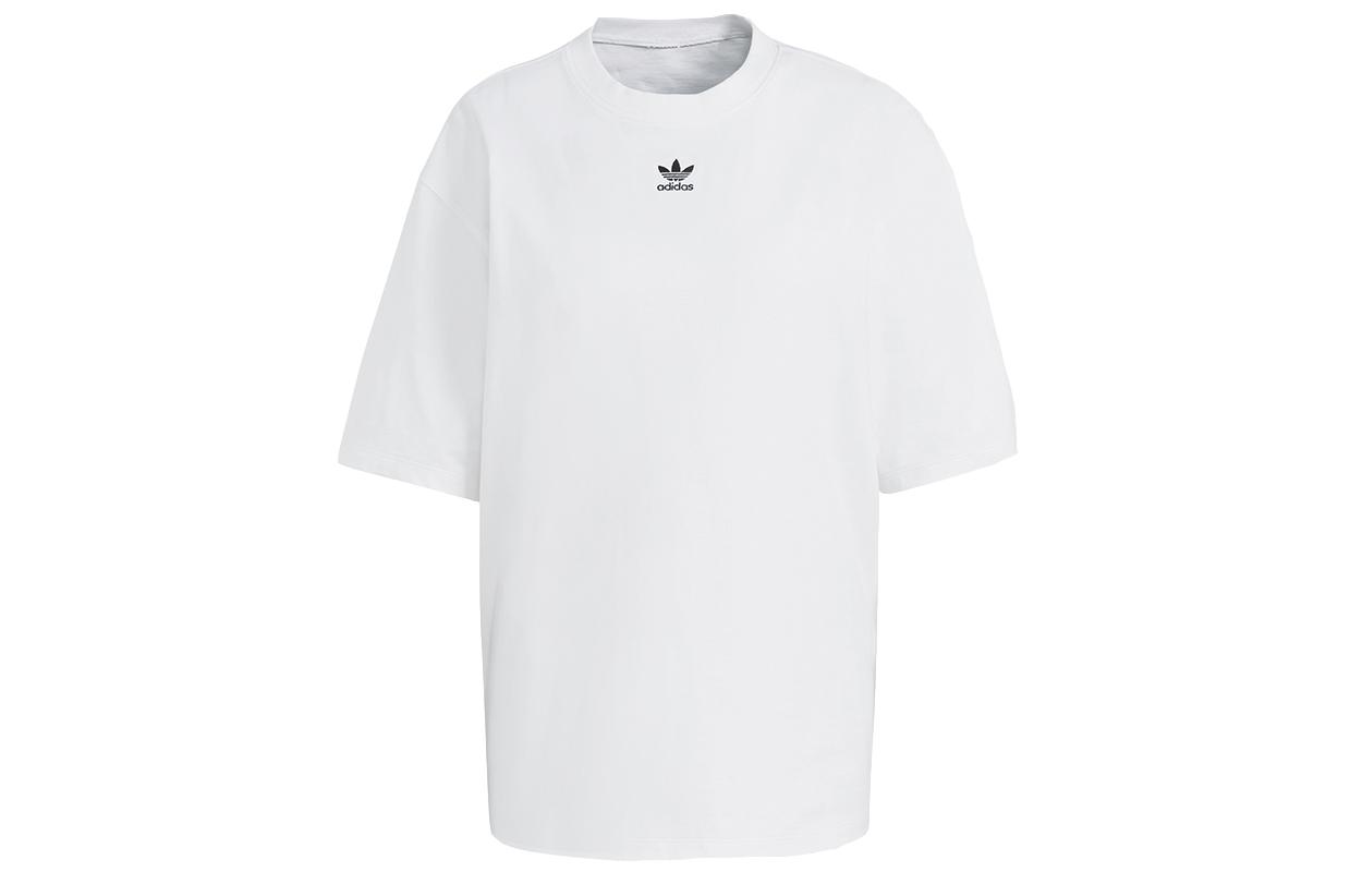 Adidas Originals Drop Shoulder Sleeve T Shirt Women s White H45578