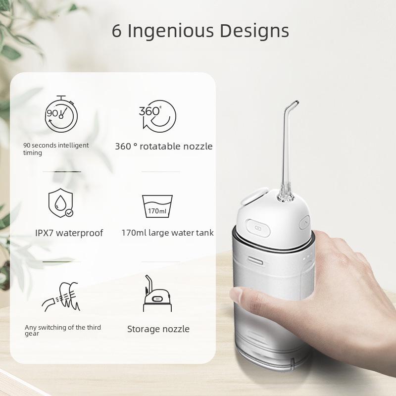 Portable Electric Toothbrush and Water Flosser Set: Ideal for Cross-Border Use