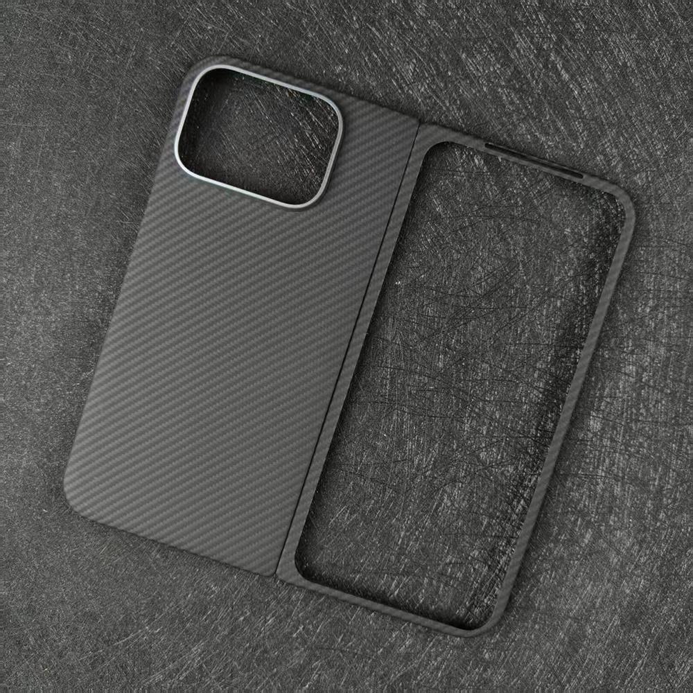 Real Carbon Case for Google Pixel 10 Pro Fold Ultra-thin Aramid Fiber Phone Cover for Pixel 10 Pro Fold Carbon Case