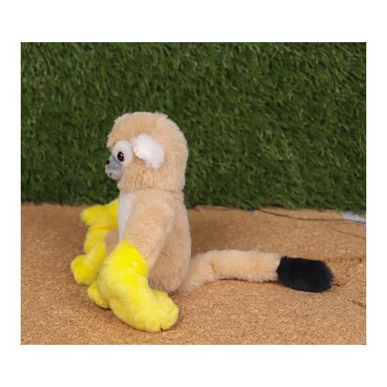 Take-off "Burusagari's" Squirrel Monkey Plush Toy - Monkeys with Big Hands