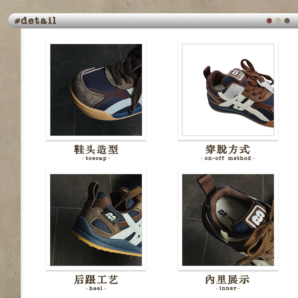 XSHX devil shoes | Autumn boys and girls Velcro leather surface is easy to take care of Wenzhou classmates non-slip rubber wide head stable root