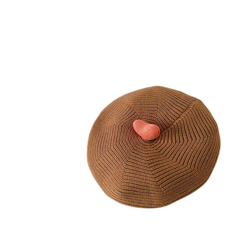 Solid Color Windproof Newborn Cotton Toddler Painter Hat Pumpkin Cap Infant Beanie Hat Baby Hat