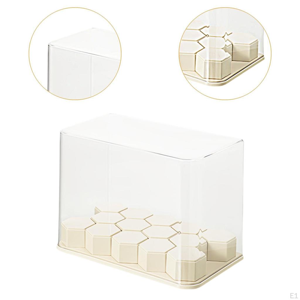 Actionfiguren Vitrine Schaukasten Organizer Spielzeug Figuren mit Bausteinen Puppenaufbewahrung