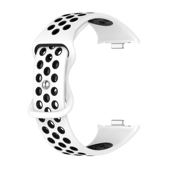 Silicone Watch Strap Replacement for Xiaomi Smart Band 8 Adjustable Waterproof Breathable Women Men