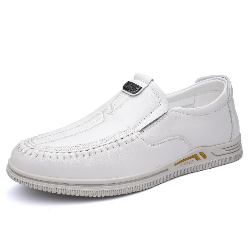 Soft Leather Fashion Casual Driving Shoes for Men 2025 Spring Autumn New Designer Shoes Male Anti-slip Men's Loafers