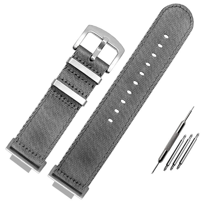 Cinturino in nylon 22mm Adattatore in acciaio inossidabile 16mm per Casio G-Shock GA-110/100/120 GD-100 DW-5600 5610 Connettore cinturino