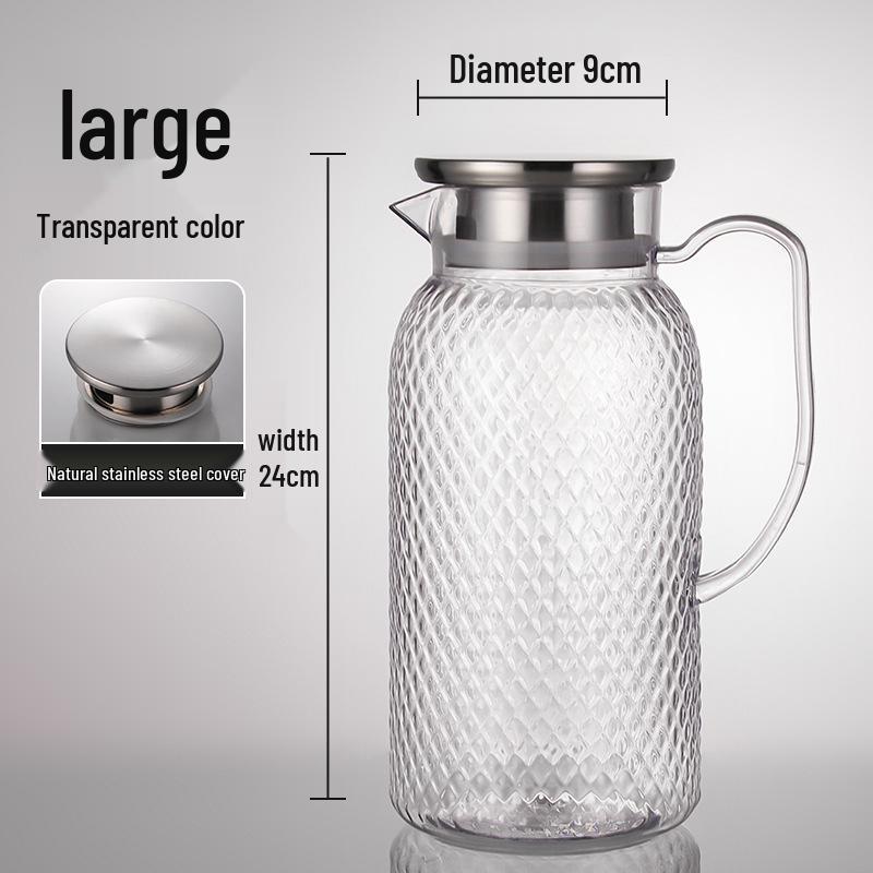 High-Temp Resistant Acrylic Juice Jug – Plastic Fruit Juice Pitcher for Bar, KTV, Restaurant, Cold Water or Fruit Tea.