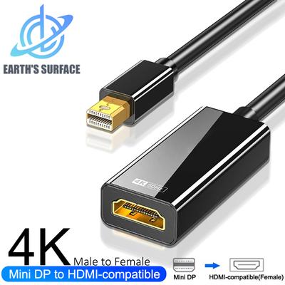 4k Mini DisplayPort zu HDMI-kompatibles Adapterkabel für TV MacBook Laptop Projektor Mini DP zu HDMI-kompatibles Kabel Konverter